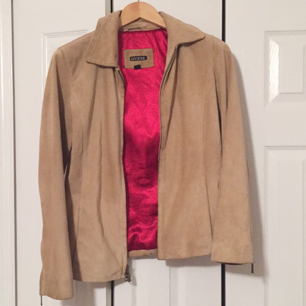 GUESS 100% Suede jacket